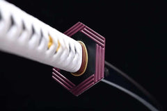 Demon Slayer Katana - Genya Shinazugawa Demon Slayer Sword 不死川玄弥の刀 - Katana - 1060 steel 28 Inch Anime & Game Katana - 8