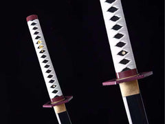 Demon Slayer Katana - Genya Shinazugawa Demon Slayer Sword 不死川玄弥の刀 - Katana - 1060 steel 28 Inch Anime & Game Katana - 5