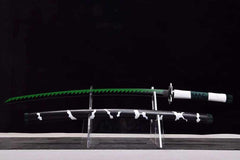 Demon Slayer Katana - Sanemi Wind Hashira Katana 不死川実弥の刀 - Katana - 28 Inch Anime & Game Katana Demon Slayer Sword - 2