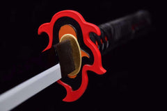 Demon Slayer Katana - Tanjiro Kamado Sun Breathing Sword 竈門炭治郎の刀 - Katana - 28 Inch Anime & Game Katana Demon Slayer Sword - 5