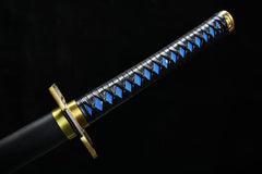 Demon Slayer Katana - Tokito Muichiro's Nichirin Sword 時透無一郎の日輪刀 - Katana - 28 Inch Anime & Game Katana Demon Slayer Sword - 4