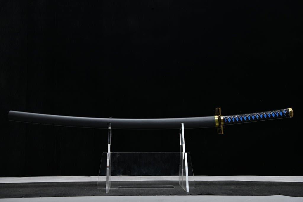 Demon Slayer Katana - Tokito Muichiro's Nichirin Sword 時透無一郎の日輪刀 - Katana - 28 Inch Anime & Game Katana Demon Slayer Sword - 1