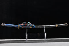 Chrysanthemum Feather Tachi Mountings folded steel Katana | NIMOFAN - 670872406021579