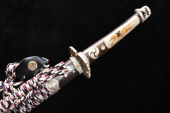 Bakufu White Tachi Mountings 1060 carbon steel Katana | NIMOFAN - 560872406021580