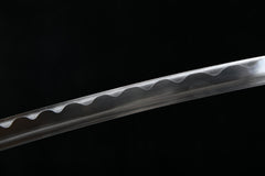 Chrysanthemum 1045 Steel Wakizashi | NIMOFAN - 80872402241466