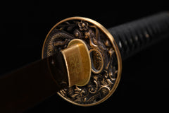 Plum Blossom Dragon Purple folded steel Katana | NIMOFAN - 930872406151591