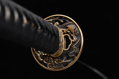 Plum Blossom Dragon Purple folded steel Katana | NIMOFAN - 930872406151591