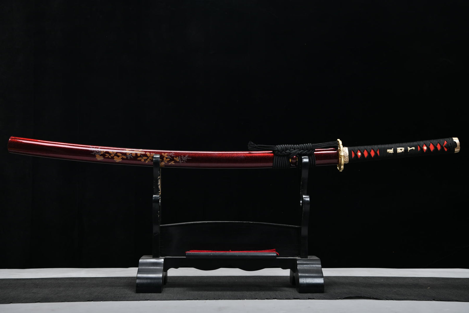 Openwork Wave Purple Finish Steel Katana | NIMOFAN - 920872402281472