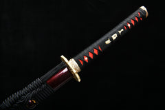 Openwork Wave Purple Finish Steel Katana | NIMOFAN - 920872402281472