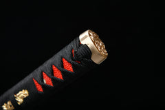 Openwork Wave Purple Finish Steel Katana | NIMOFAN - 920872402281472
