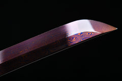 Openwork Wave Purple Finish Steel Katana | NIMOFAN - 920872402281472