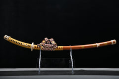 Oda Nobunaga Hamon Tachi Steel Katana | NIMOFAN - 580872403011482