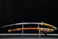 Oda Nobunaga Hamon Tachi Steel Katana | NIMOFAN - 580872403011482