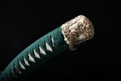 Oda Nobunaga Flame Hamon Tachi Style T10 Steel Katana | NIMOFAN - 860872403011483