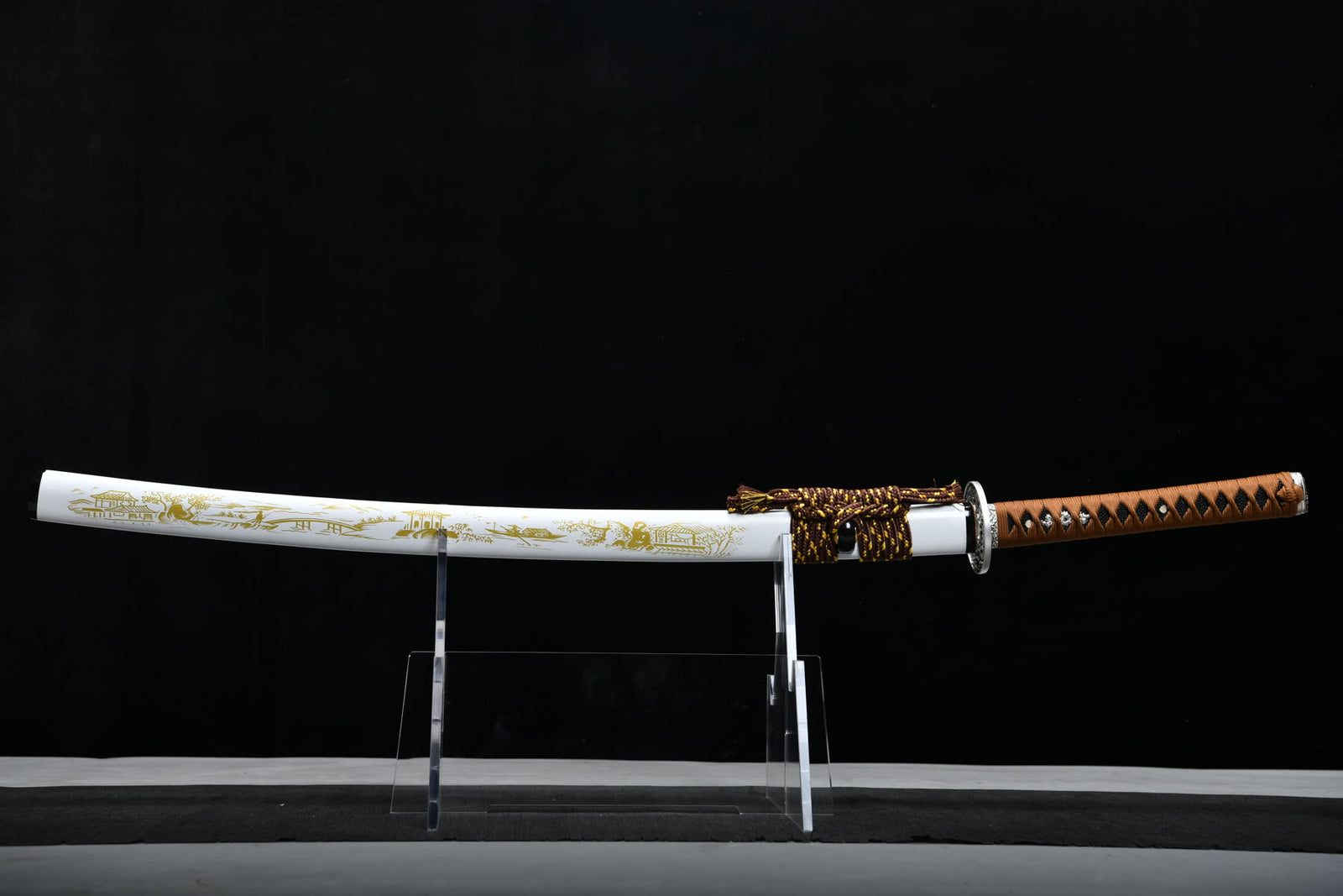 Plum Blossom Silver Dragon T10 Steel Katana | NIMOFAN - 530872403081487