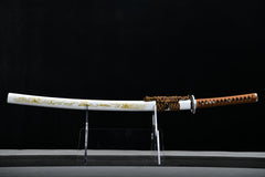 Plum Blossom Silver Dragon T10 Steel Katana | NIMOFAN - 530872403081487