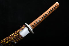 Plum Blossom Silver Dragon T10 Steel Katana | NIMOFAN - 530872403081487