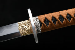 Plum Blossom Silver Dragon T10 Steel Katana | NIMOFAN - 530872403081487