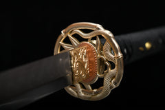 Twin Dragon Wolf-Tooth Polish T10 Steel Katana | NIMOFAN - 530872403081492