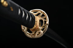Twin Dragon Wolf-Tooth Polish T10 Steel Katana | NIMOFAN - 530872403081492