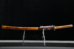 Cloud Dragon Blackened Copper 1060 Steel Katana | NIMOFAN - 420872403101498