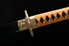 Cloud Dragon Blackened Copper 1060 Steel Katana | NIMOFAN - 420872403101498