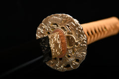 Cloud Dragon Blackened Copper 1060 Steel Katana | NIMOFAN - 420872403101498