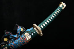 Imperial Chrysanthemum Tachi T10 Steel Katana | NIMOFAN - 670872403101493