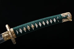 Imperial Chrysanthemum Tachi T10 Steel Katana | NIMOFAN - 670872403101493