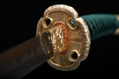 Imperial Chrysanthemum Tachi T10 Steel Katana | NIMOFAN - 670872403101493