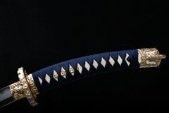 Sakura Curved-Tsuka Tachi Steel Katana | NIMOFAN - 890872403101494