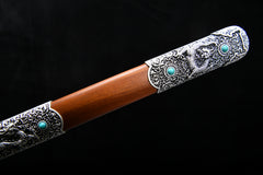 Silver Dragon Steel Tang Dao | NIMOFAN - 630872403101496