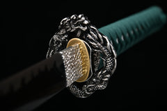 Little Dragon King Flame Hamon Steel Katana | NIMOFAN - 710872403151503