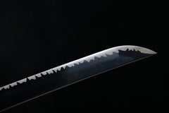 Little Dragon King Flame Hamon Steel Katana | NIMOFAN - 710872403151503