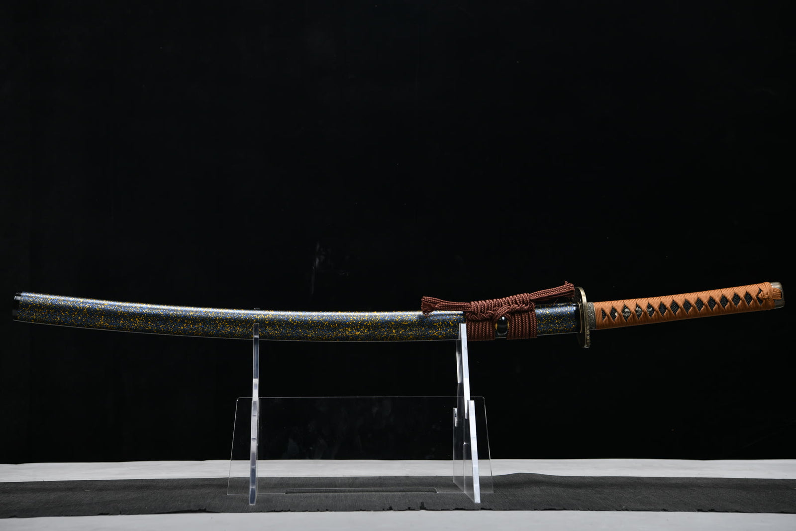Auspicious Beast Blue Finish 1060 Steel Katana | NIMOFAN - 710872403171506