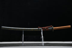 Auspicious Beast Blue Finish 1060 Steel Katana | NIMOFAN - 710872403171506