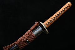 Auspicious Beast Blue Finish 1060 Steel Katana | NIMOFAN - 710872403171506