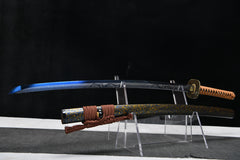 Auspicious Beast Blue Finish 1060 Steel Katana | NIMOFAN - 710872403171506