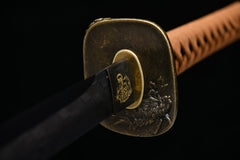 Auspicious Beast Blue Finish 1060 Steel Katana | NIMOFAN - 710872403171506