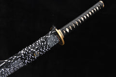 Piercing Cloud Dragon Fire Hamon T10 steel Katana | NIMOFAN - 630872407171605