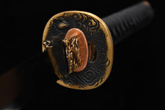 Piercing Cloud Dragon Fire Hamon T10 steel Katana | NIMOFAN - 630872407171605