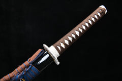 Little Giant Dragon Blackened Carving 1060 Steel Katana | NIMOFAN - 810872403171508
