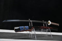 Little Giant Dragon Blackened Carving 1060 Steel Katana | NIMOFAN - 810872403171508