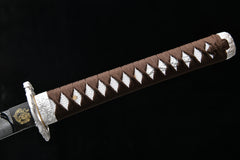 Little Giant Dragon Blackened Carving 1060 Steel Katana | NIMOFAN - 810872403171508