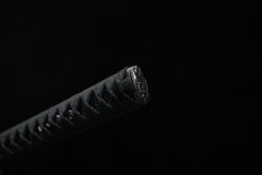 Cloud Dragon Blackened Carving B 1060 Steel Katana | NIMOFAN - 710872403171509