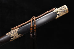 Gentleman Phoenix Pattern folded steel Chinese Jian | NIMOFAN - 850872407171608