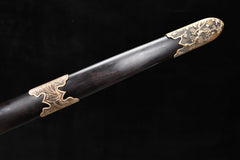 Gentleman Phoenix Pattern folded steel Chinese Jian | NIMOFAN - 850872407171608