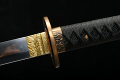 Hannya Flame Hamon T10 Steel Katana | NIMOFAN - 630872403251514