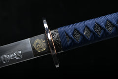 Kyara Carving 1060 Steel Katana | NIMOFAN - 810872403251515