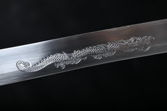 Kyara Carving 1060 Steel Katana | NIMOFAN - 810872403251515